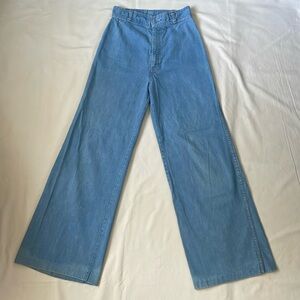 Vintage 70’s Levi’s Light Wash Bell Bottoms